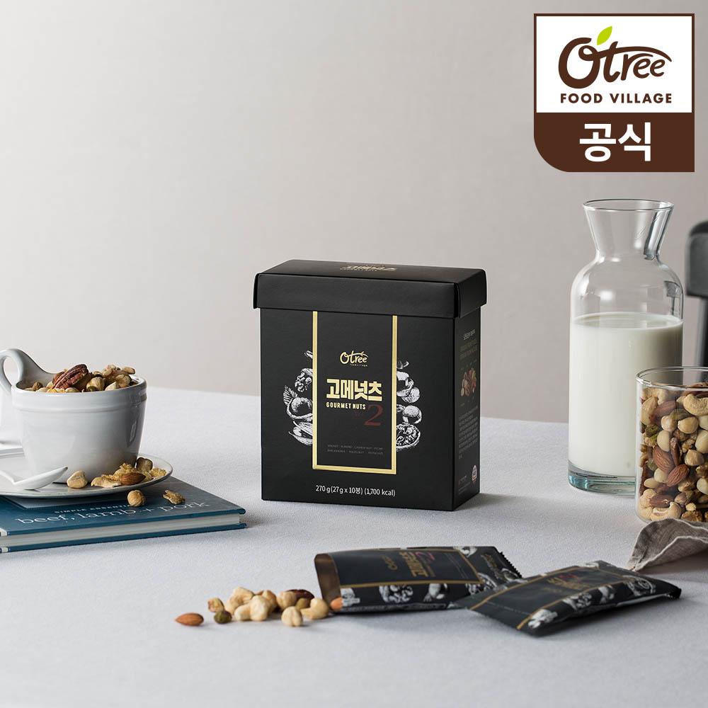 [비건] 오트리 고메넛츠2 27g 100입 (쇼핑백 1장) 프리미엄견과 (2026-05-07) - 상세 이미지 2