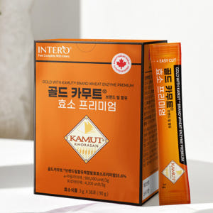 분말타입 인테로 골드 카무트효소 호라산밀 역가수치높은효소 유산균 탄수화물... 맛있게 먹은 솔직 후기 - 상품 이미지 2