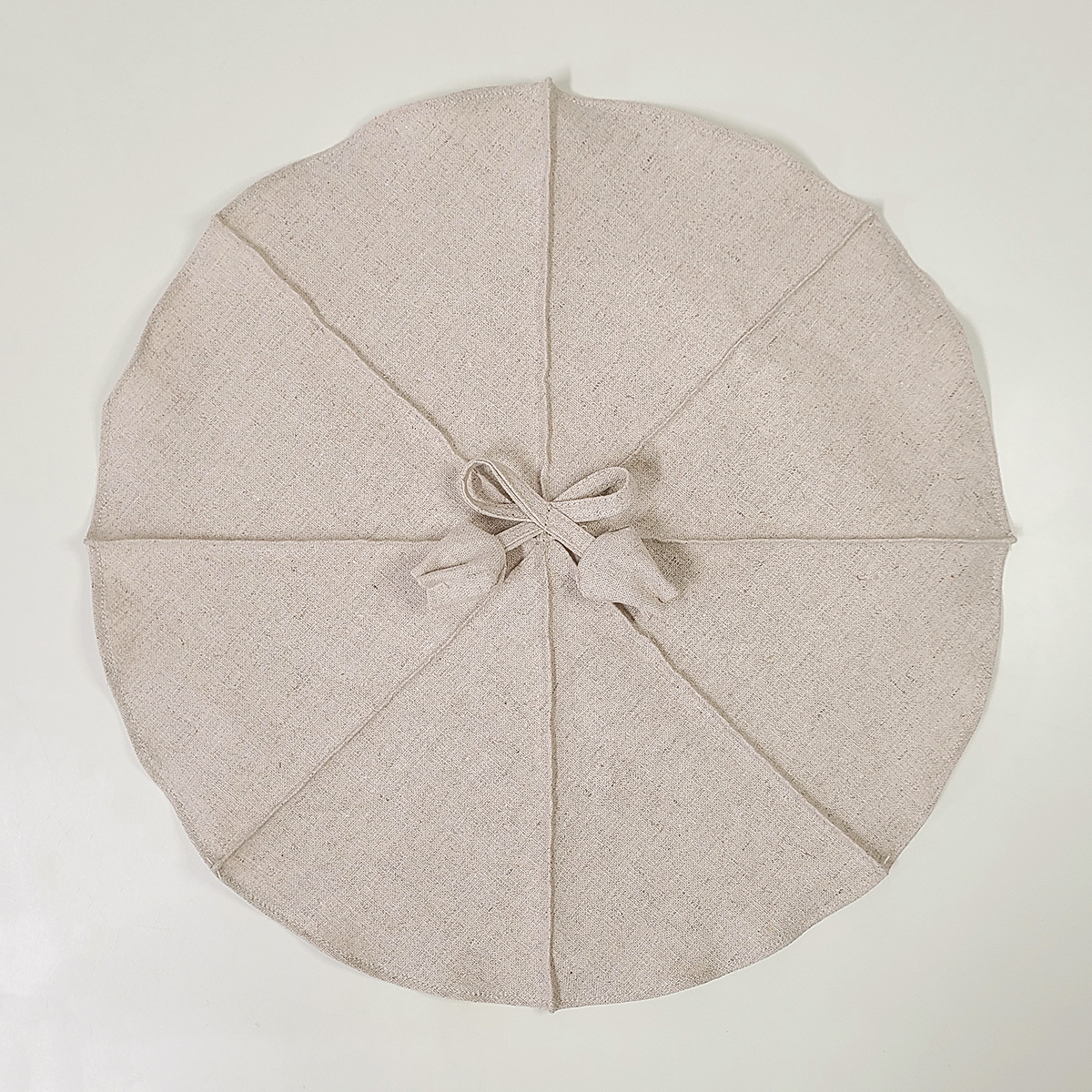 린넨 연잎다포 베이지 지름 30cm 40cm 50cm 엄마의주머니 천아트반제품 - 상세 이미지 4