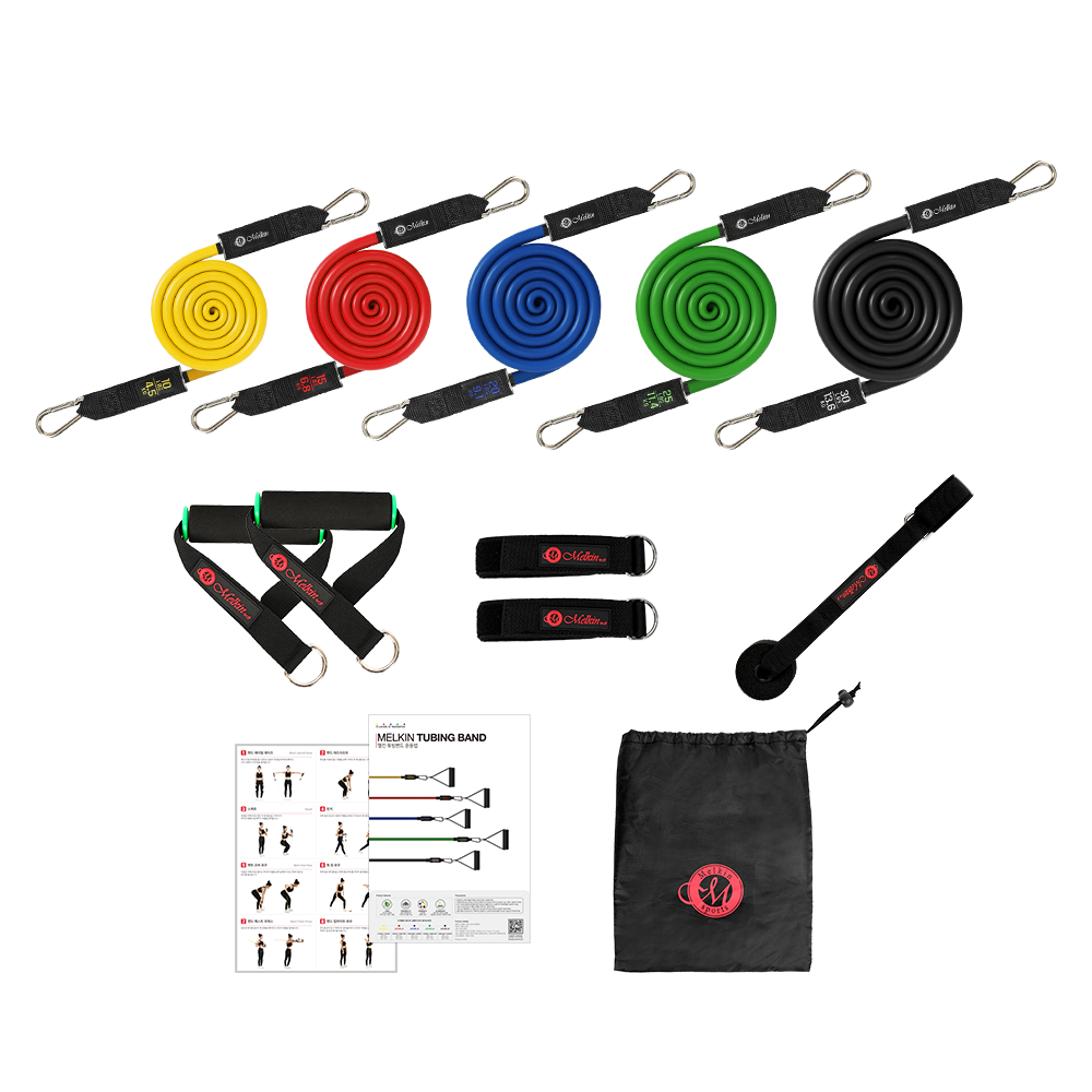 멜킨 튜빙밴드 근력 운동 라텍스 고무 밴드 스트레칭 저항 탄력 헬스밴드 ... 운동러 솔직 후기 | 실사용 리뷰 - 대표 이미지