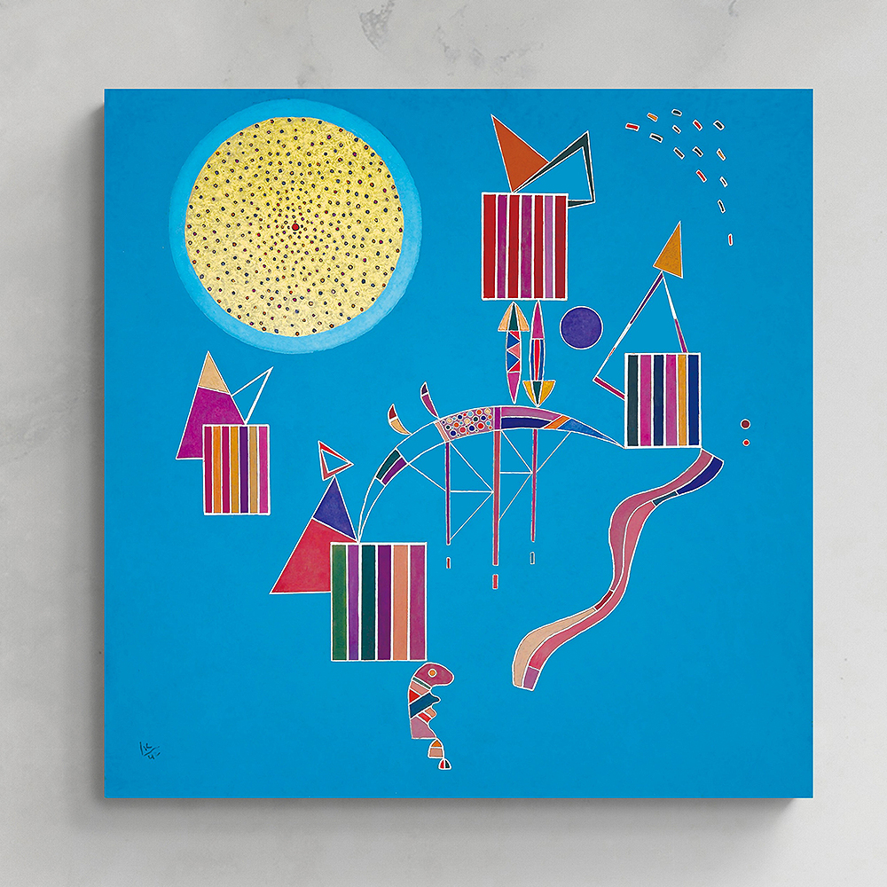 구성 41X53 cm 캔버스 액자 바실리 칸딘스키 명화 그림 이미지 7