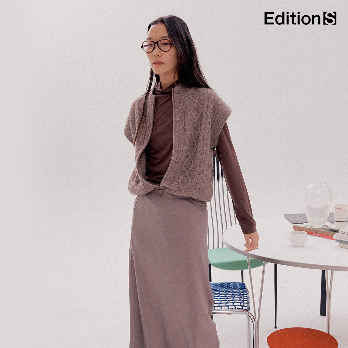 [퍄격초특가]에디션S 모달 티블라우스 5종