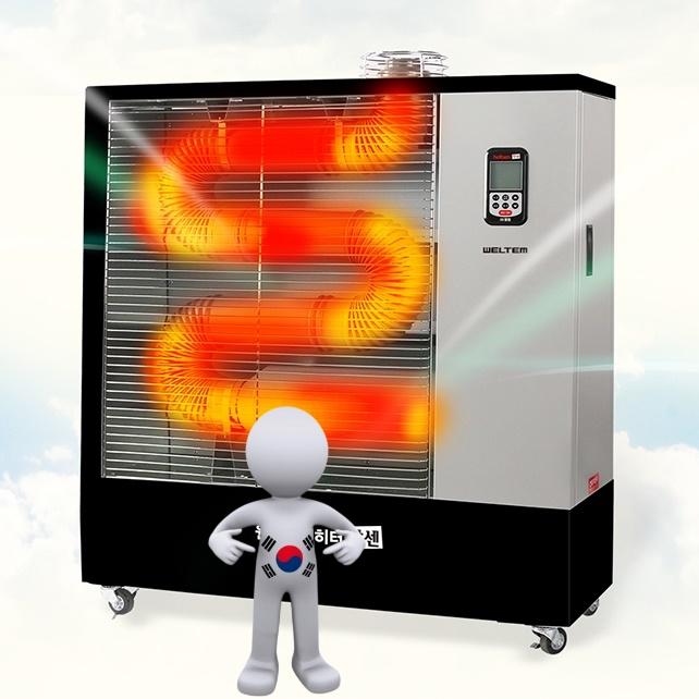 공업용 주름관 등유곱창난로 원적외선 튜브히터 업소용돈풍기