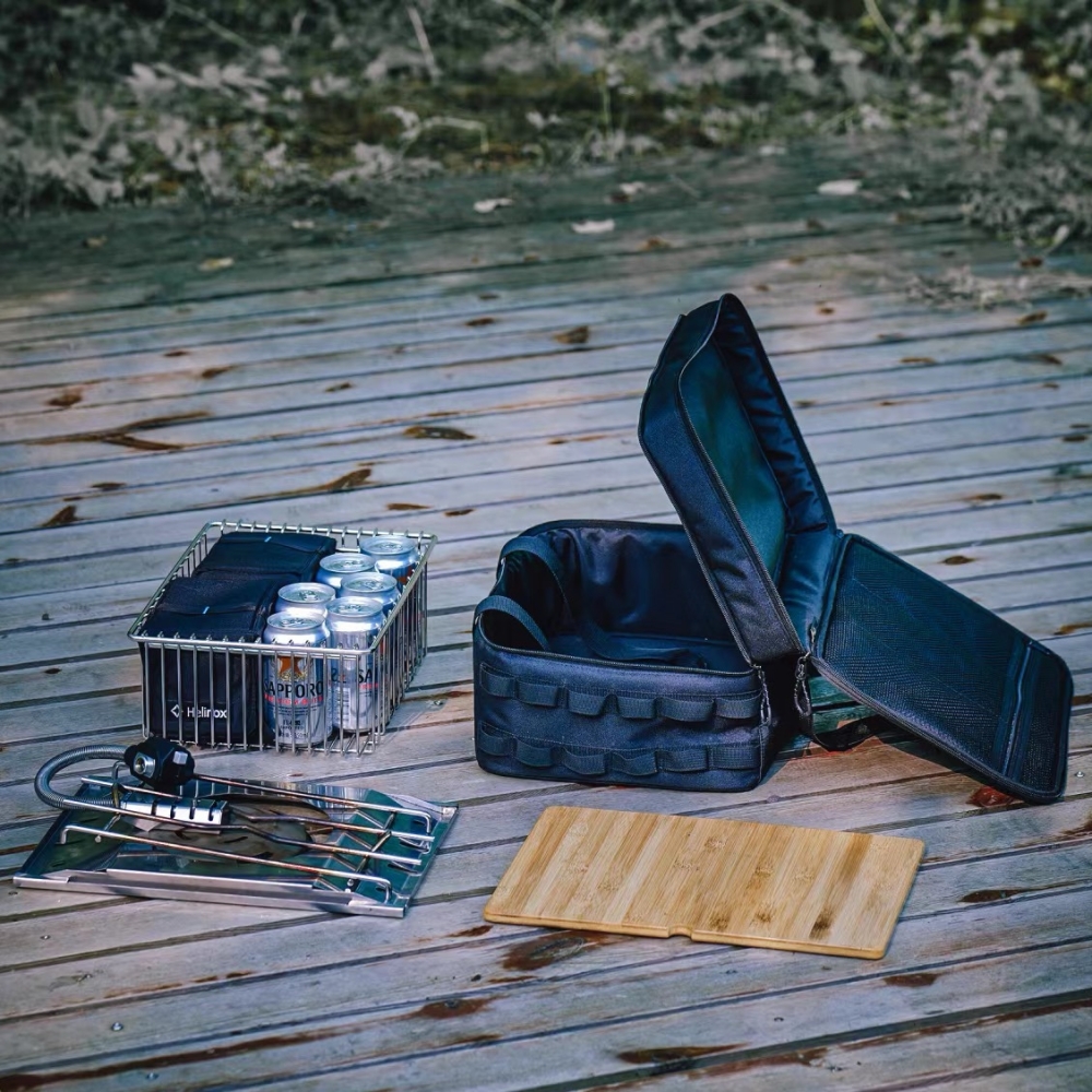 우미어스 스노우피크 플랫버너가방 원유닛 바스켓 메쉬 트레이 수납 가방