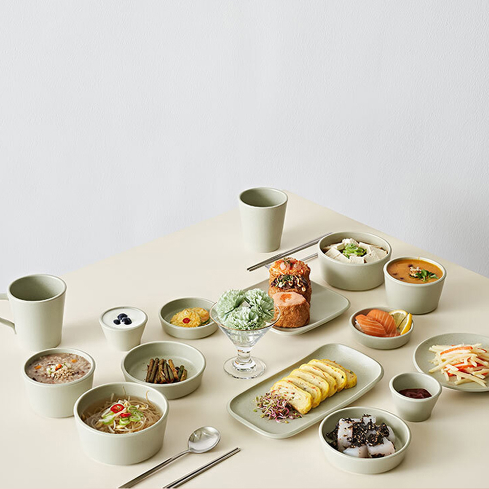 라씨에뜨 오브 신혼 식기 그릇세트 15종, 2인(허브그린), 1세트 - 상세 이미지 2