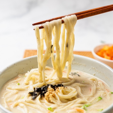 들깨 칼국수 수제비 맛집 밀키트 캠핑음식 5인 세트(육수 500g 5팩+칼국수면 1kg) - 상품 이미지
