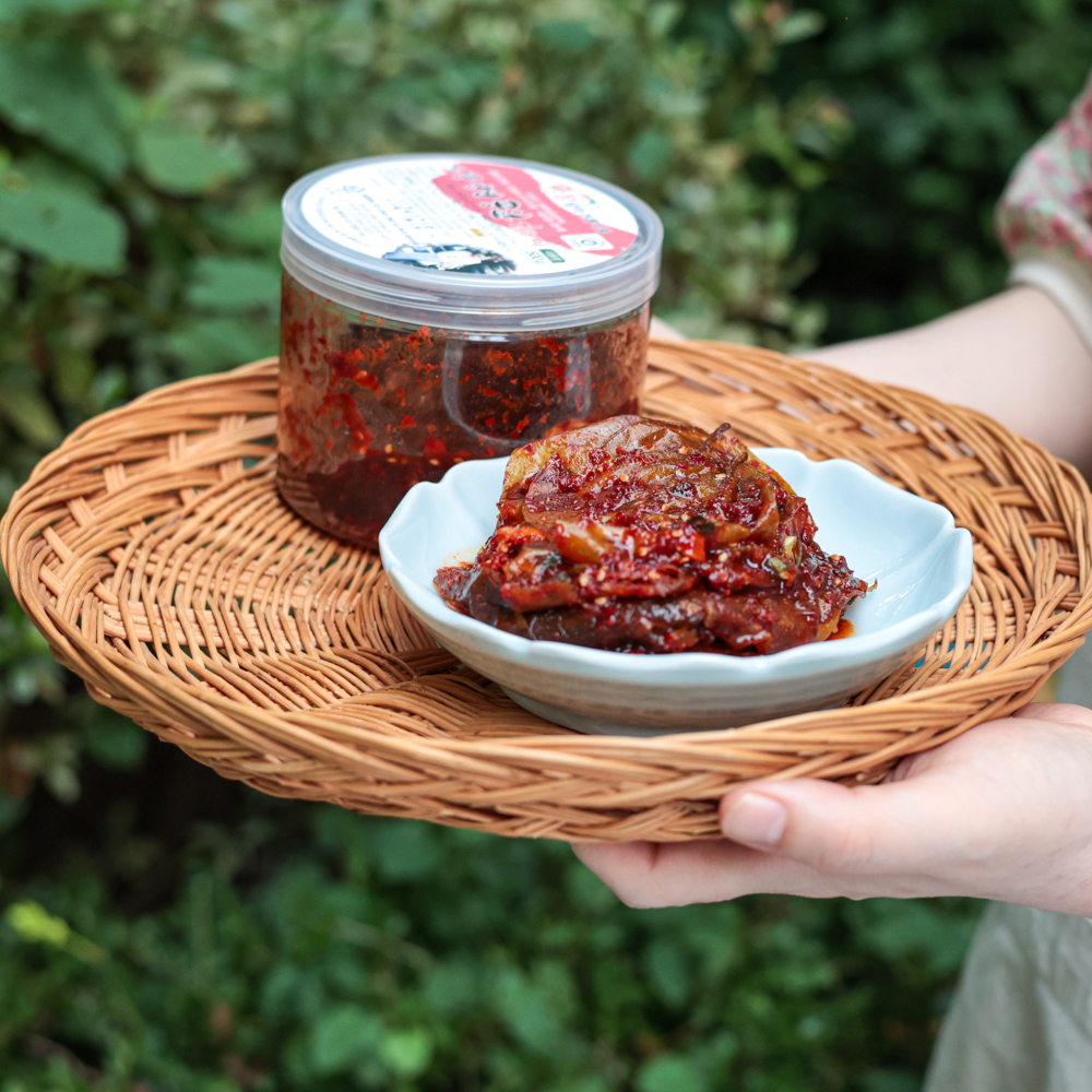 콩잎장아찌 단풍 삭힌콩잎 무침 국산재료 500g 순창 장담아 이미지 7