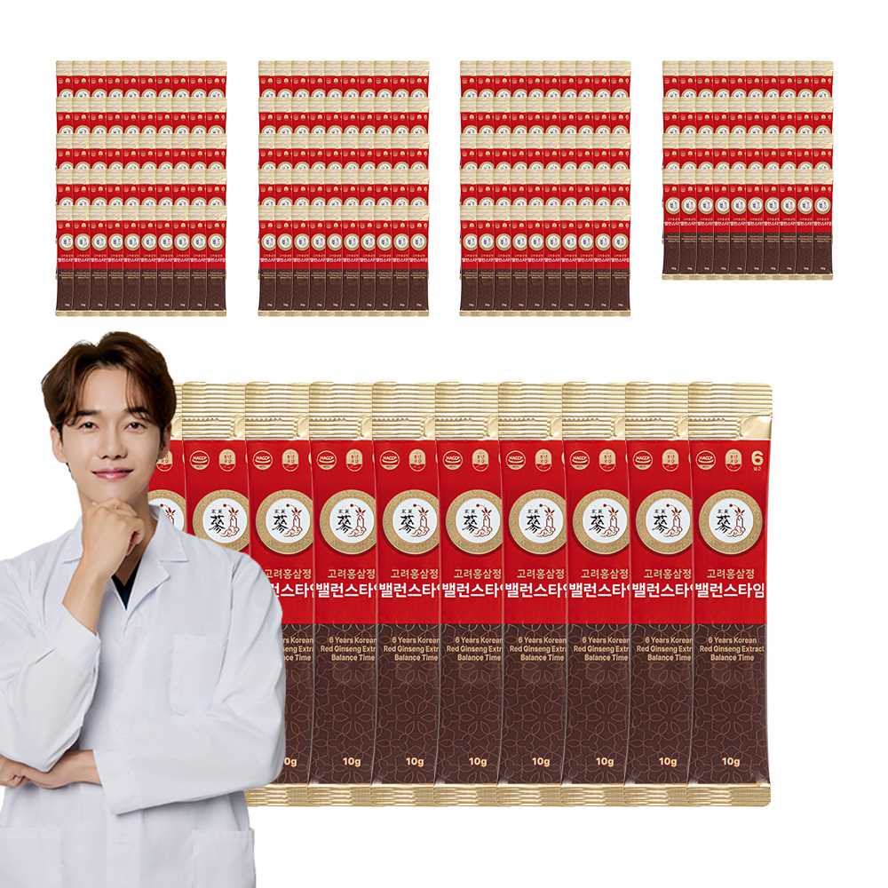 풍년보감 6년근 고려홍삼정 밸런스타임 홍삼스틱 홍삼선물세트 100포, 2개