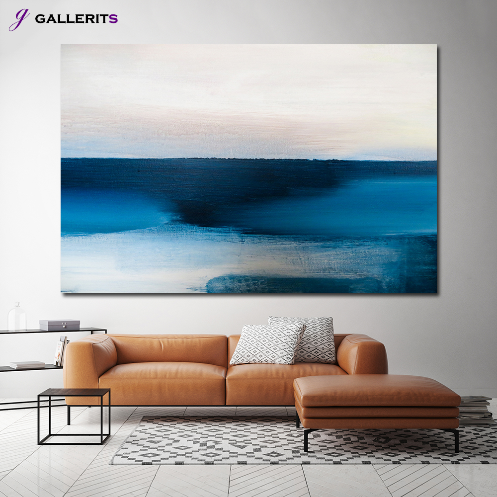 추상화 거실 액자 인테리어 그림 가게오픈선물 ocean 대형 - 상품 이미지
