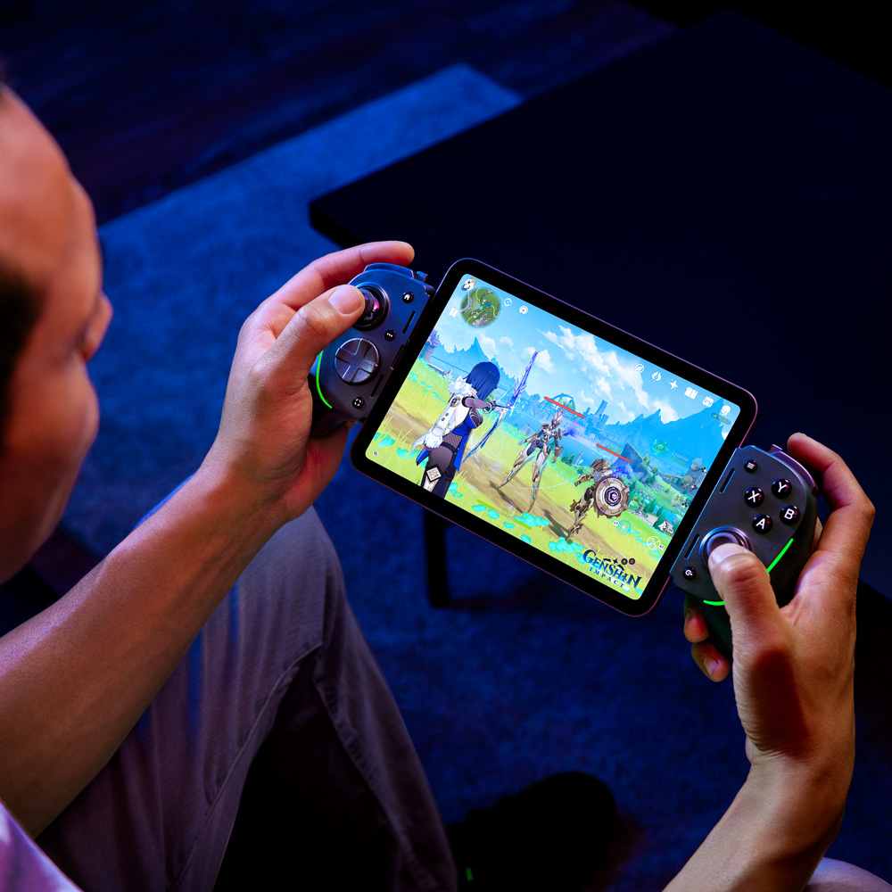 레이저 키시V3 모바일 컨트롤러 스마트폰 아이패드 프로 태블릿 마비노기모바일 배그 원신