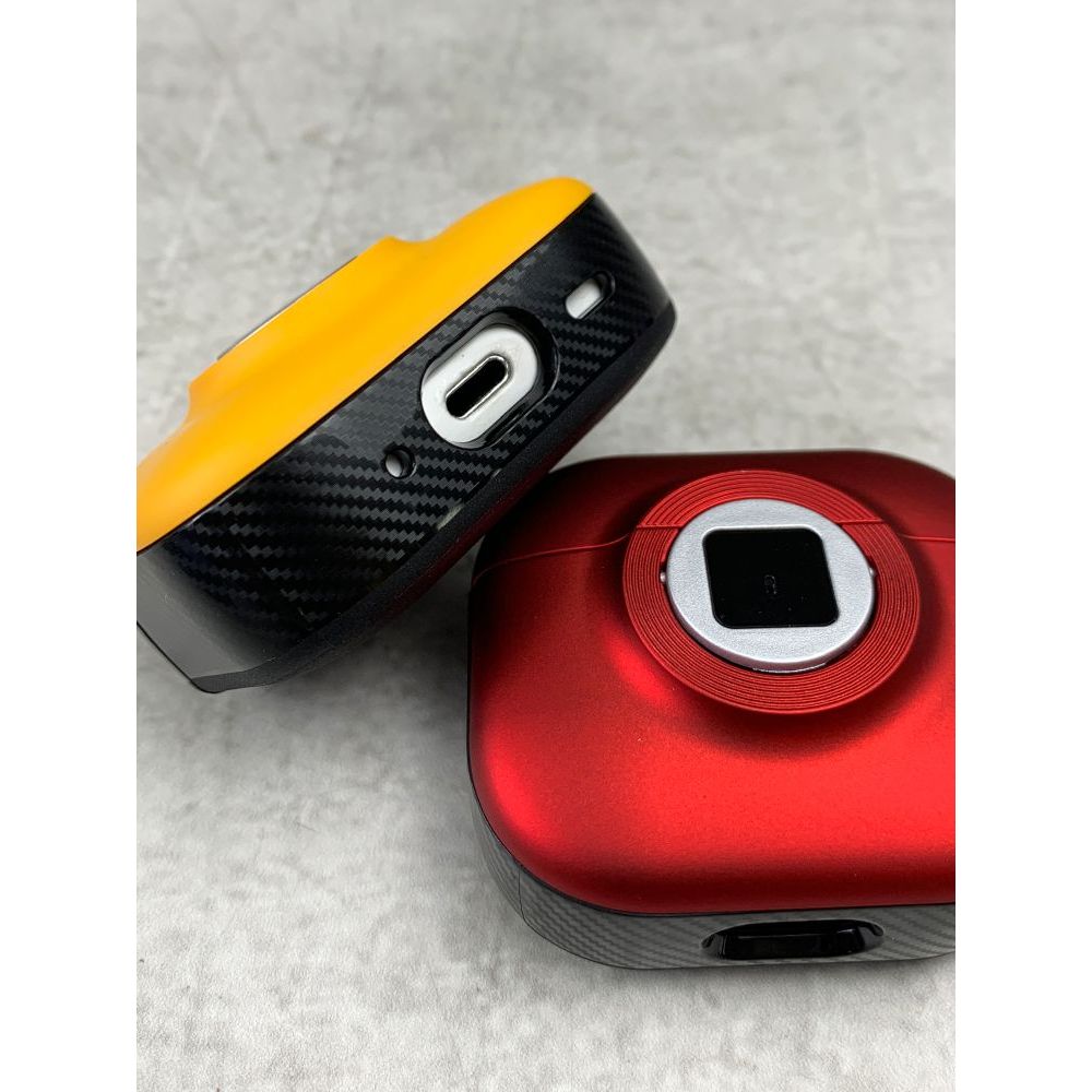 에어팟4 케이스 레트로 카메라 폴라로이드 카본 커버 마카롱 그린 폴라로이드 스타일 AirPods 4세대(2024년 모델) - 상세 이미지 4