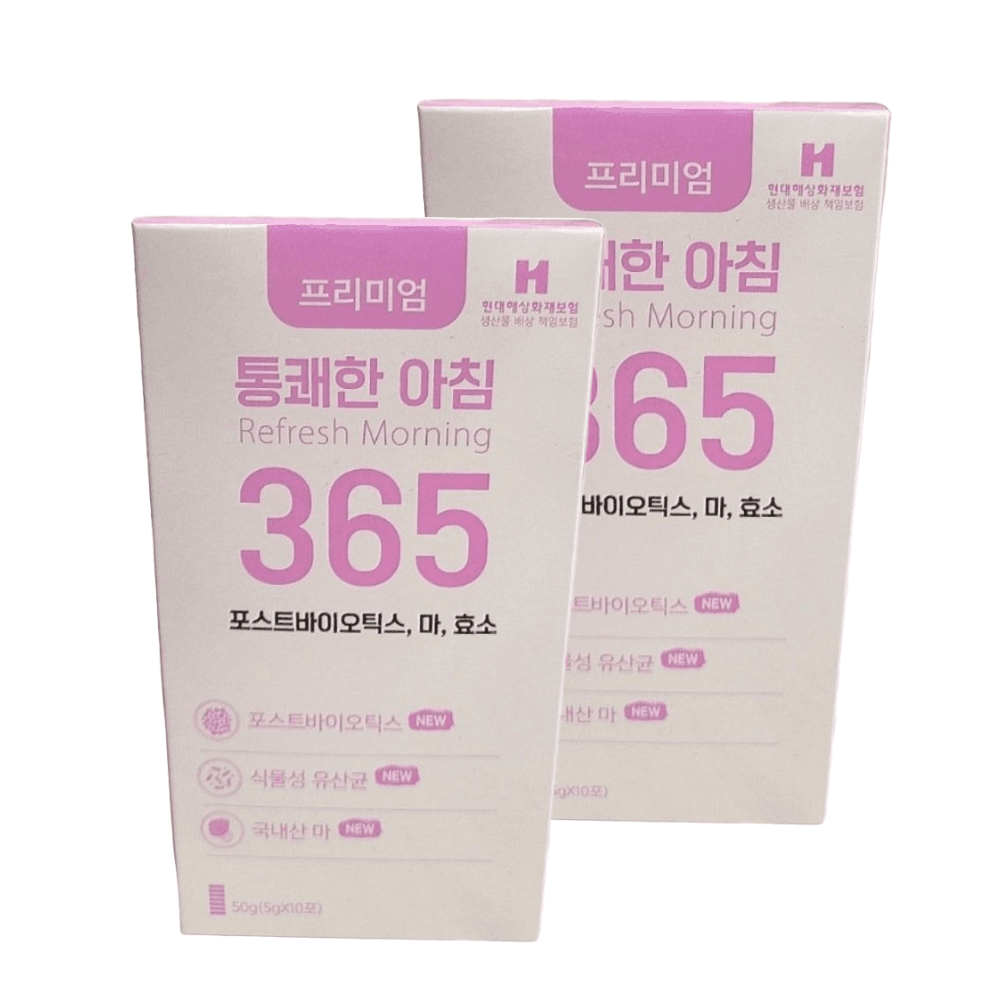 통쾌한 아침 365 통쾌삼 식물성유산균 2박스 20포 : 광수네컴퍼니