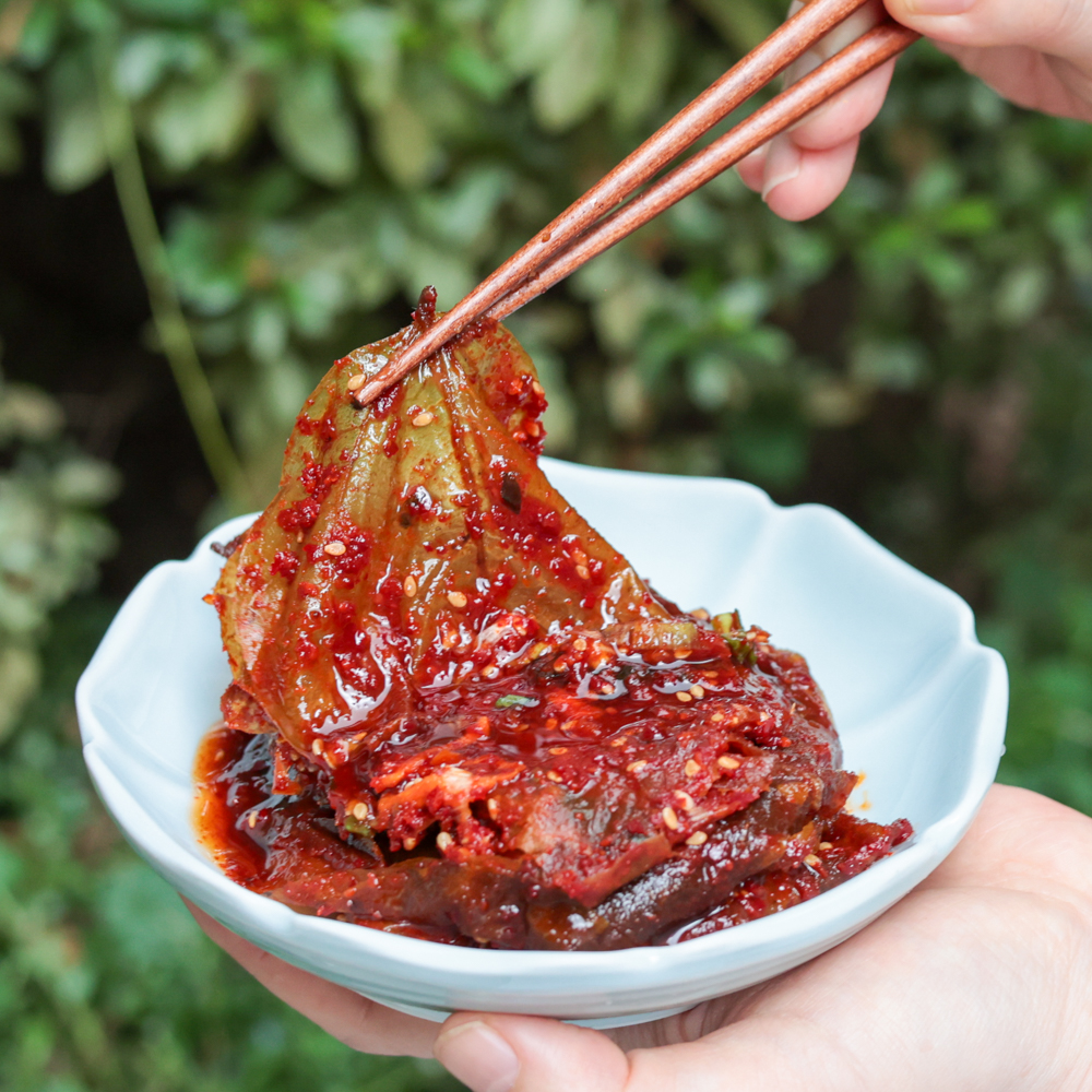 콩잎장아찌 단풍 삭힌콩잎 무침 국산재료 500g 순창 장담아 - 상세 이미지 3