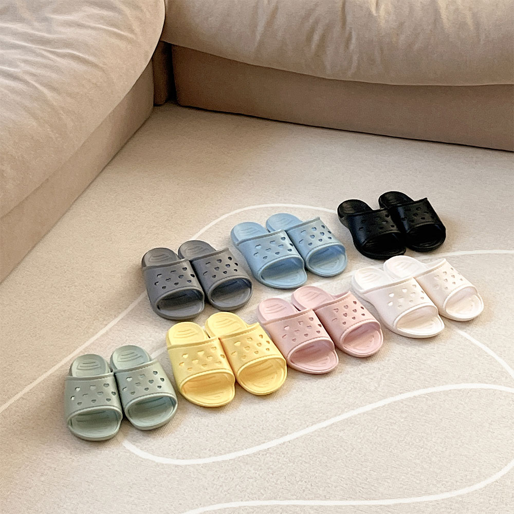 국산 EVA 유아 아동 키즈 하트 욕실화 슬리퍼 실내화