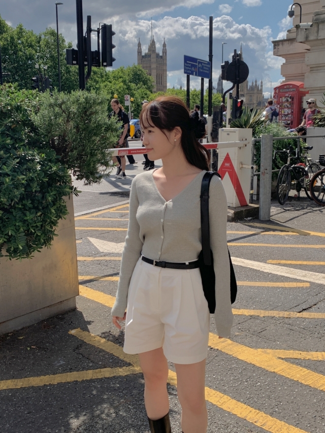 [단독] 💕URBANE MADE💕 이브 브이넥 골지 가디건 (4c) /봄가디건/출근룩/-3kg 여리여리핏 상세 이미지 204