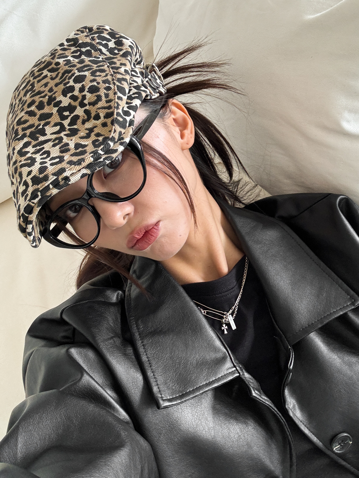 빅캣 레오파드 헌팅캡 모자 2color 상세 이미지 12