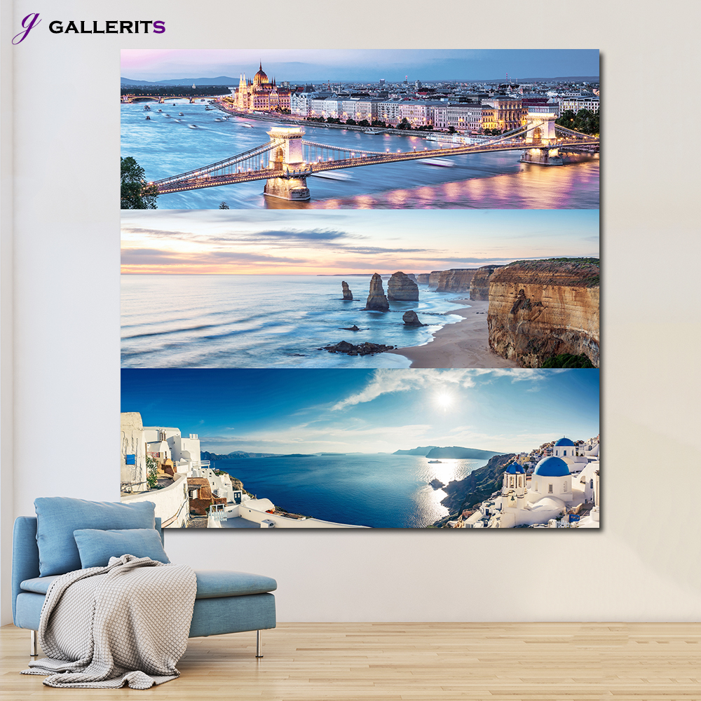 세계 바다 풍경 사진 거실 인테리어 그림 액자 풍경화 개업선물 대형