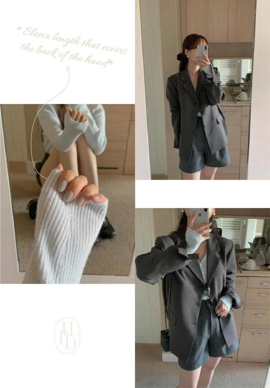 [단독] 💕URBANE MADE💕 이브 브이넥 골지 가디건 (4c) /봄가디건/출근룩/-3kg 여리여리핏 상세 이미지 22