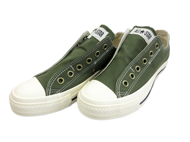 컨버스 CONVERSE 올스타 슬립온 남녀공용 운동화 31309310 올리브 - 상품 이미지