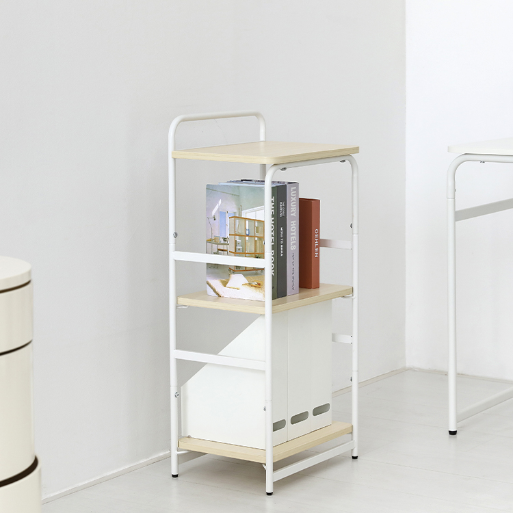 OLLSON 선반 400mmx300mmx870mm, 3단, 화이트 8200.3697