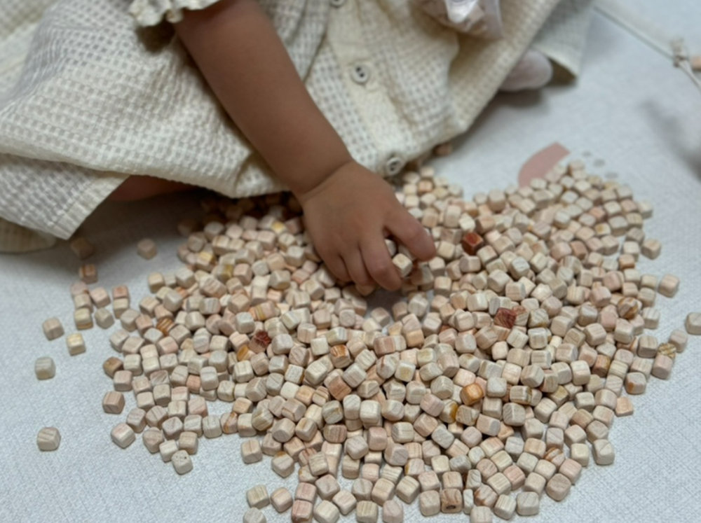 편백나무 큐브 우드 칩 베개 속 충전재 천연 제습 방향제 800g