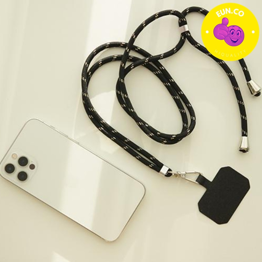 여행용 휴대폰 끈 목걸이 케이스 장착 휴대용 목줄 크로스백