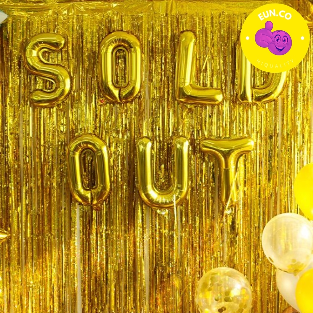 솔드아웃 풍선 품절남 품절녀 레터링 문구 결혼 웨딩 파티 소품