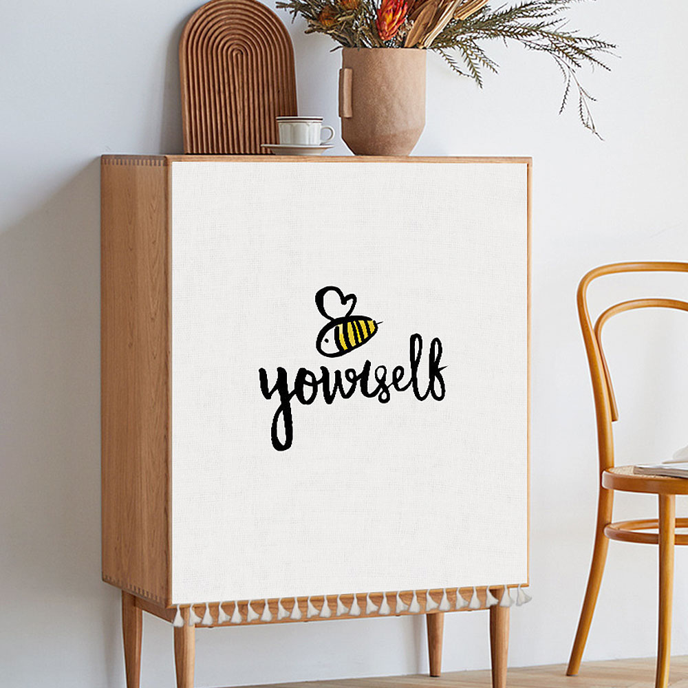 책장 선반 가리개 찍찍이 벨크로 붙이는 커튼 수납장 가림천 창문 가림막 6종 브라운캣 S