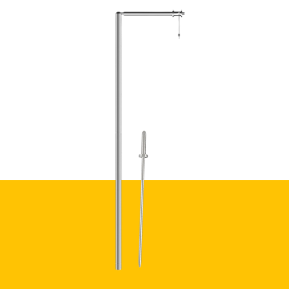 루메나 랜턴스탠드 랜턴걸이 거치대 랜턴삼각대 조명행거 백패킹 등산 경량 파일드라이버 P1