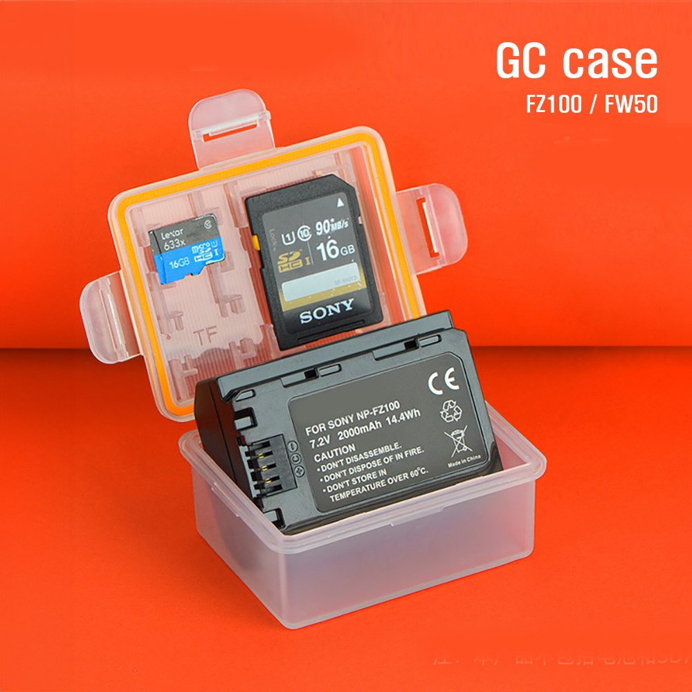 소니 카메라 배터리 케이스 FZ100 FW50 메모리 보관함