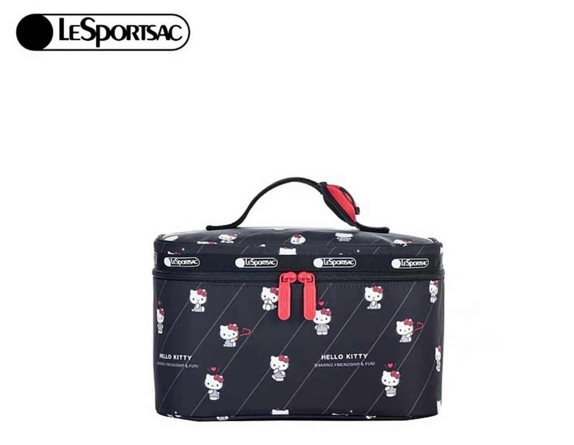 レスポートサック 3ZIP COSMETIC Hello Kitty LeSportsac Hello Kitty No Bag No Life 3 Zip Cosmetic Pouch