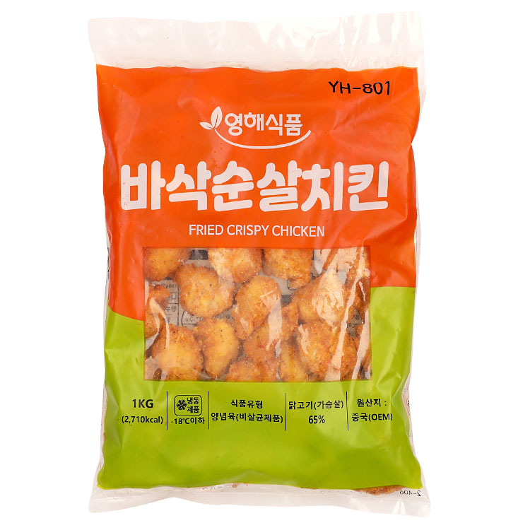 바삭순살치킨 1KG/㈜영해식품 : 장보자닷컴