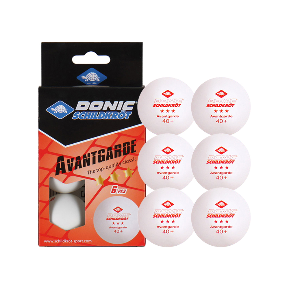 도닉 SCHILDKROT 아방가르드 탁구공 6구세트 - 상품 이미지
