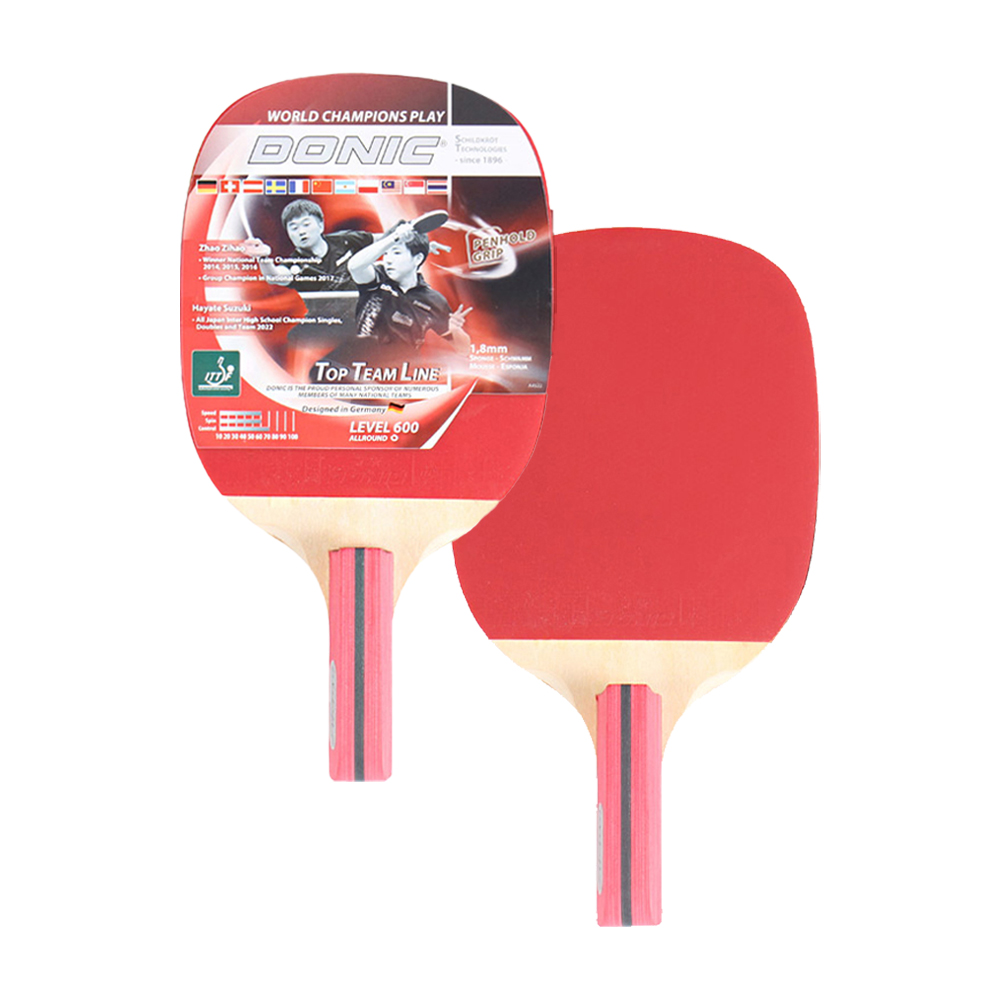 도닉 SCHILDKROT TT 배트 탑팀600 펜홀더 탁구채 라켓 - 상품 이미지