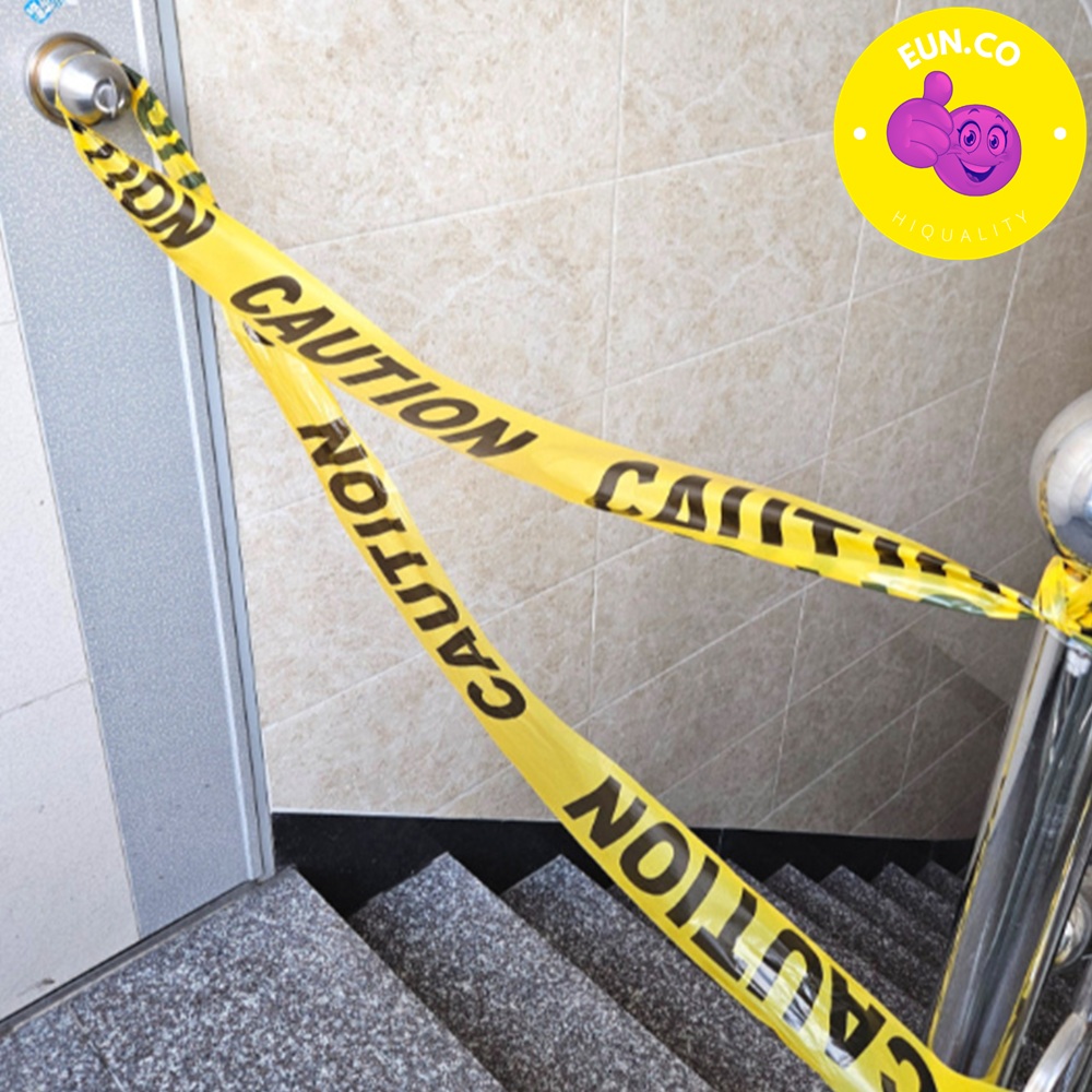 CAUTION 위험 테이프 할로윈 파티 데코 용품 꾸미기 - 상품 이미지