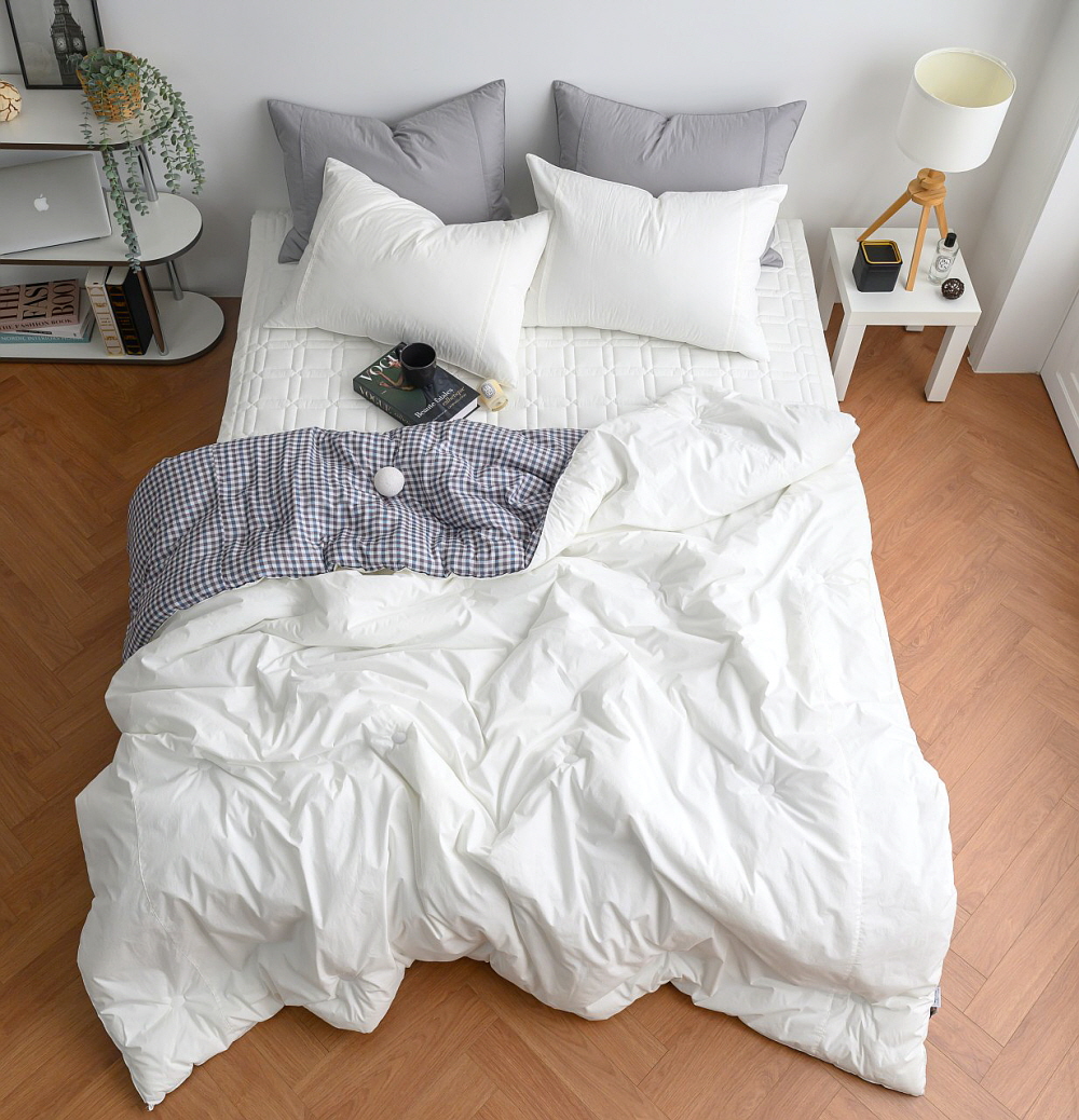 신혼이불 호텔이불 호텔침구 세트 침구류 체크 모달