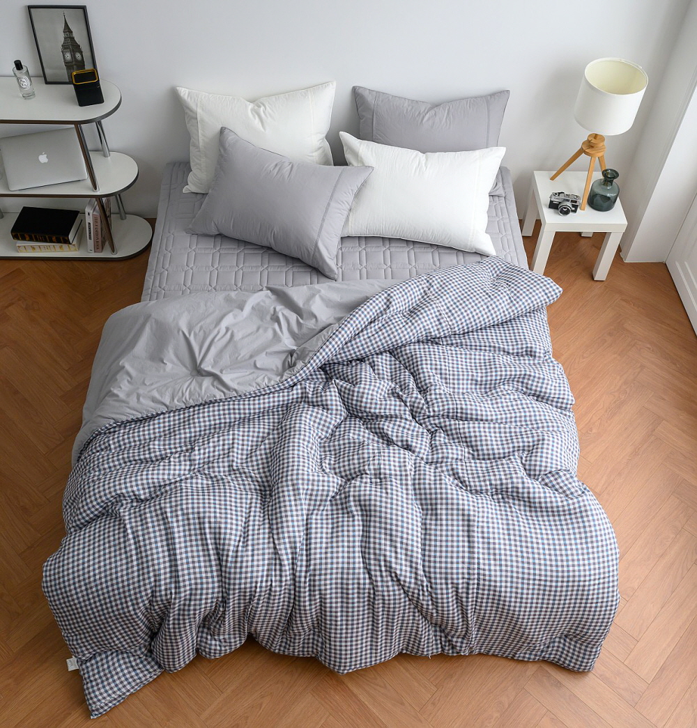 신혼이불 호텔이불 호텔침구 세트 침구류 체크 모달