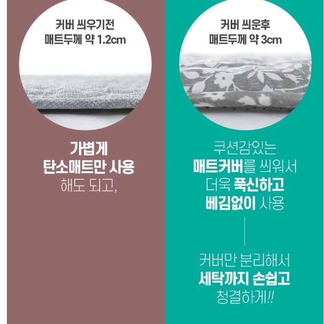 전자파없는 침대용 전기매트 카본 슈퍼싱글 전기매트