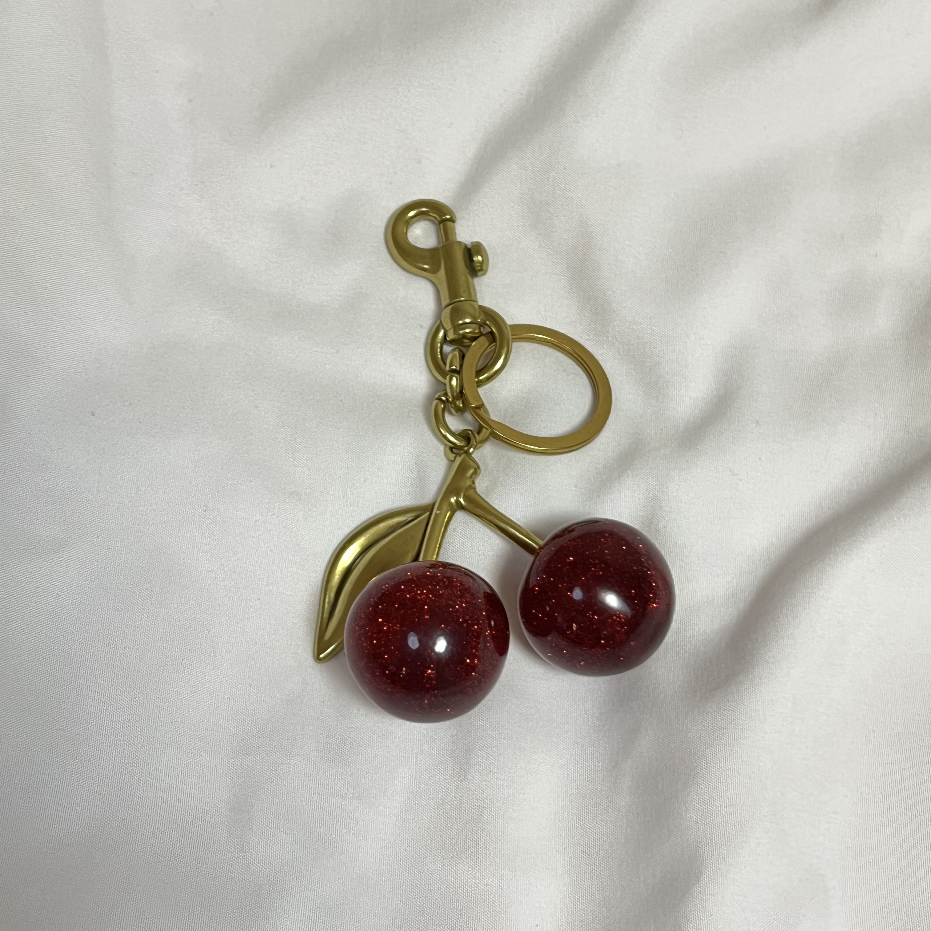 체리 키링 백참 cherry bag charm 이미지 2
