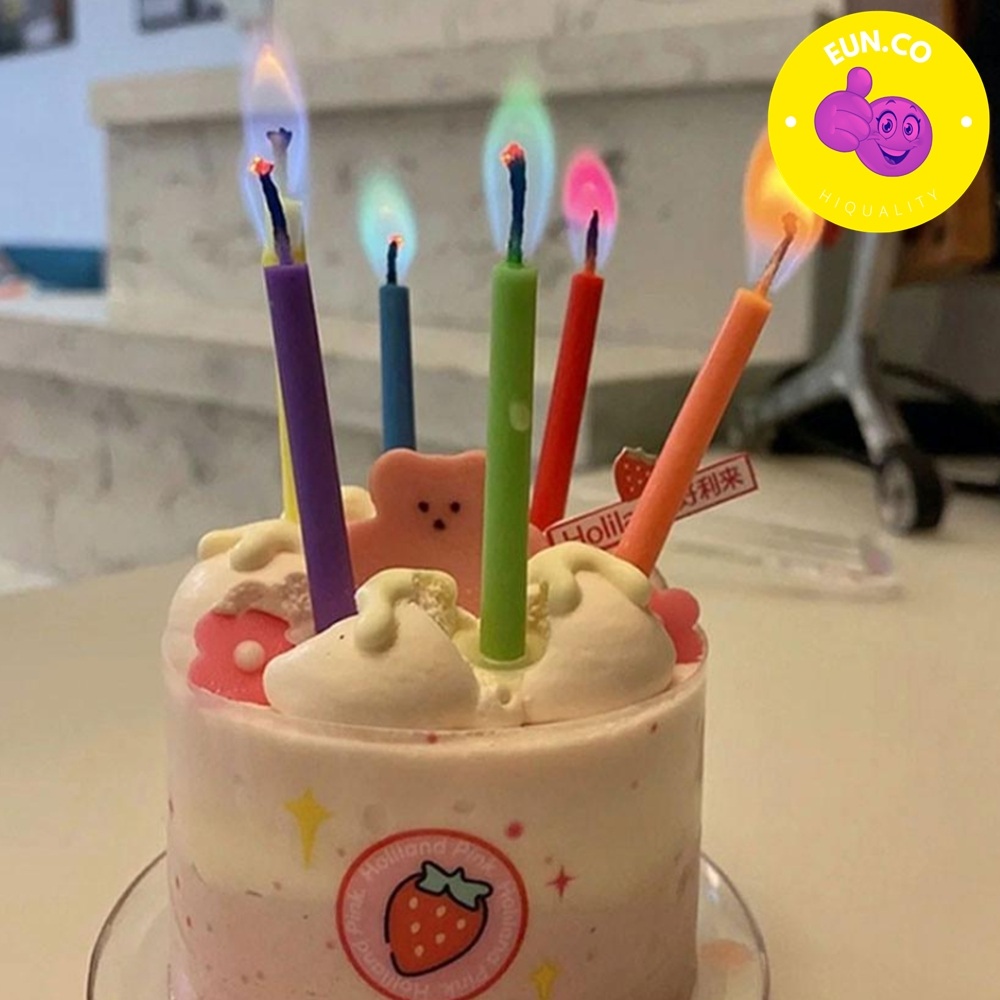 생일 컬러 촛불 홈 파티 칠순 이벤트 서프라이즈 초 - 상품 이미지