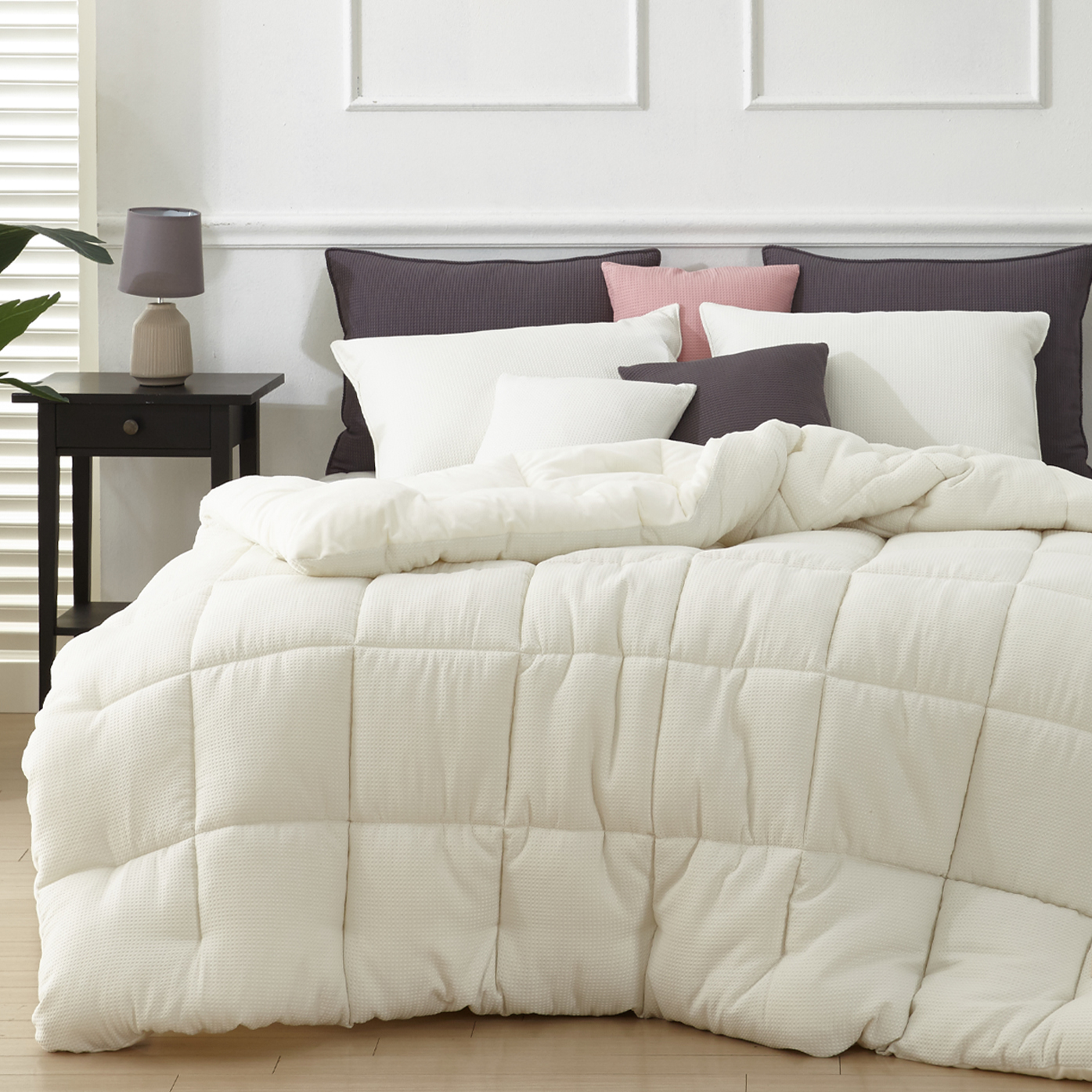 집앤콕 극세사이불 모달 겨울 차렵 경량 모던S