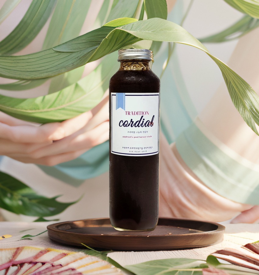 수제 꿀 도라지생강청 540g 진액 고농축 꿀도라지청