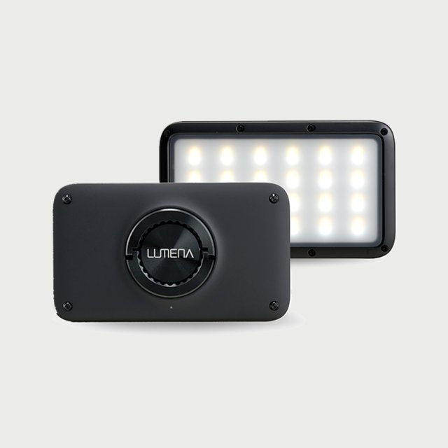 루메나 2X LED 캠핑랜턴 메탈블랙 차박 조명 충전식 - 메인 이미지