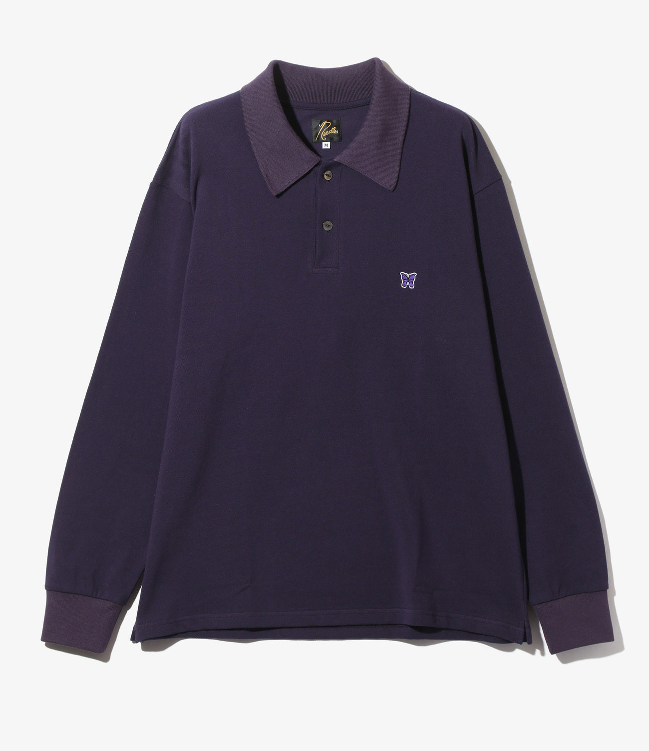 니들스 NEEDLES L/S POLO SHIRT 코튼 피케 티셔츠 PU296 3컬러 - 상세 이미지 3