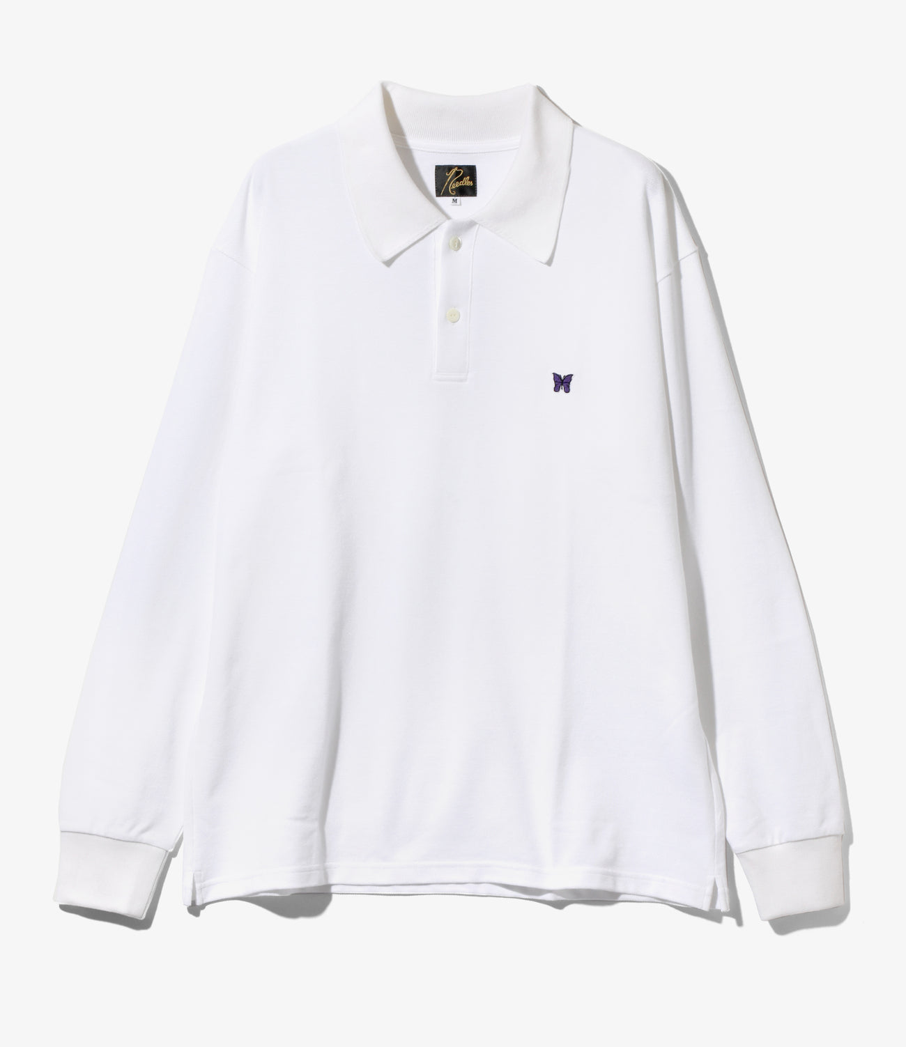 니들스 NEEDLES L/S POLO SHIRT 코튼 피케 티셔츠 PU296 3컬러 - 상세 이미지 2