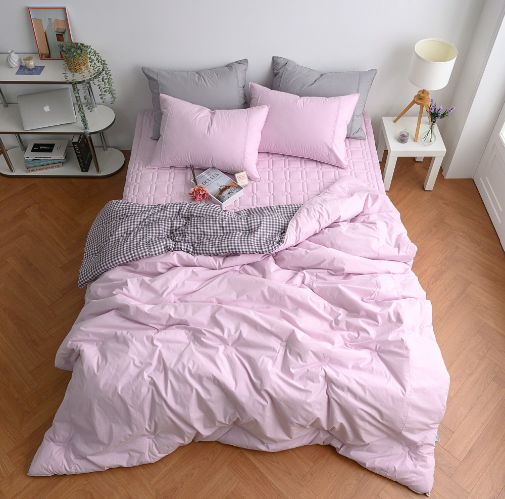 신혼이불 호텔이불 호텔침구 세트 침구류 체크 모달