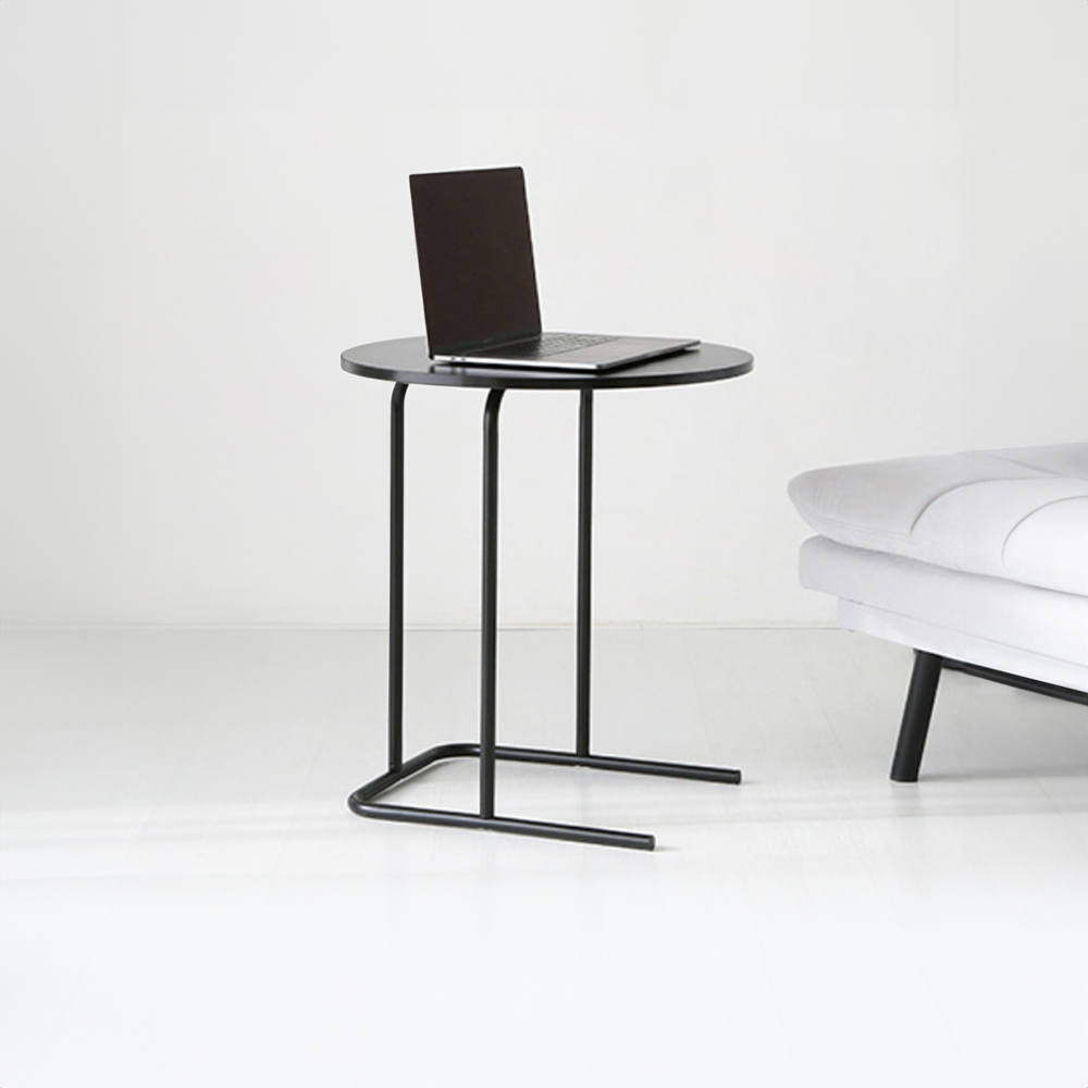 두게드 사이드테이블 원형 D55 블랙 0629.7034