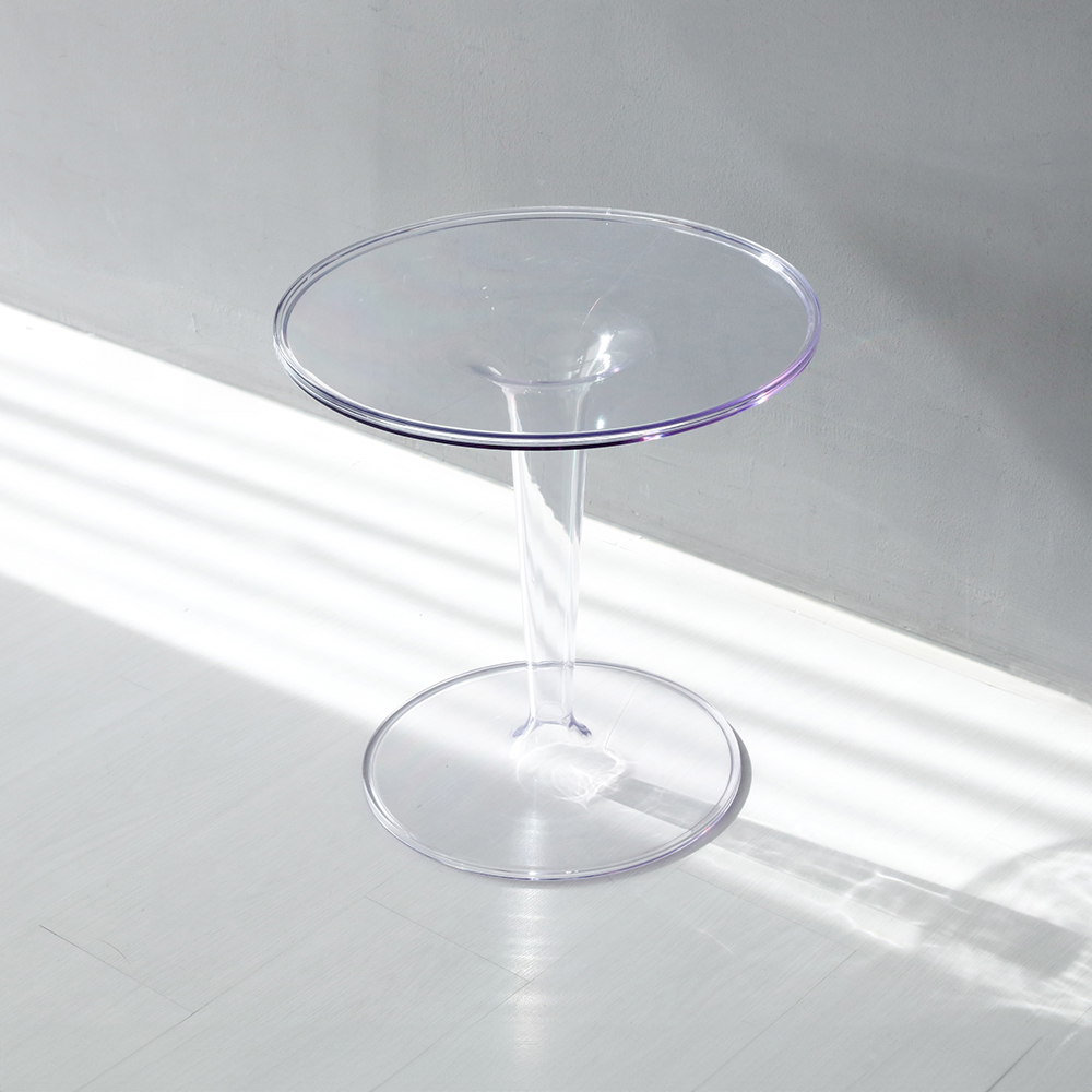 빙그리 사이드테이블 원형 투명 6003.7279