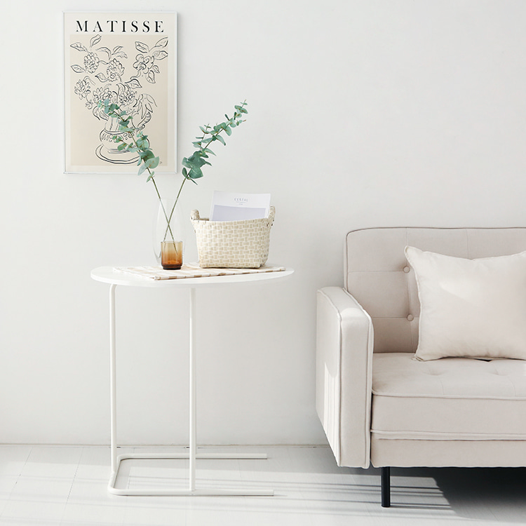 두게드 테이블 원형 D70 화이트 3828.3316