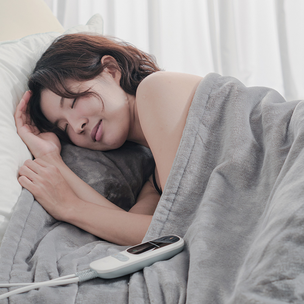 허그밍 전기담요 무릎 온열 캠핑 극세사 전기 담요 [9시간 보온]